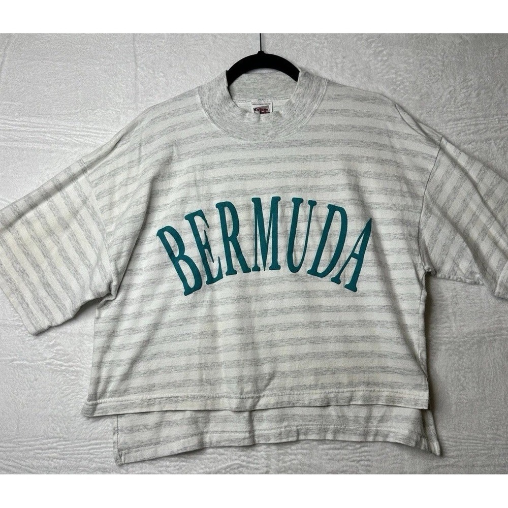 Vintage College House One Size Bermuda Crop Top